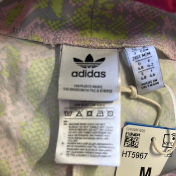 Adidas Red and White Athletic Shorts - Picture 6 of 7